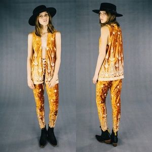 LENNI THE LABEL burnt orange remi pants